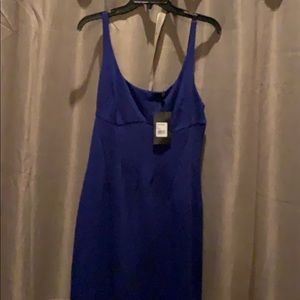 Royal blue strappy dress